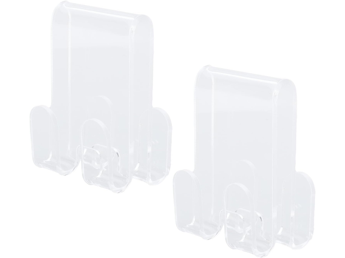 Gancho Para Porta De Box Vidro, Resistente, Em Acrílico, Antiderrapante, Para Banheiro, Pacote Com 2 Unidades
