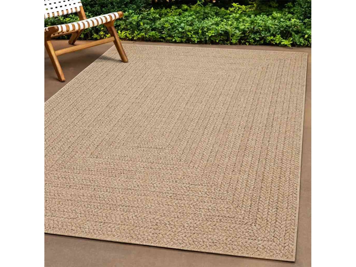 Vidaxl Tapete Zizur 240x340 Cm Aspeto De Juta Interior E Exterior