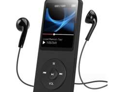 MP3 YIZHOOD (32G)Bluetooth Lossless Music LCD Display Suporte TF Card preto