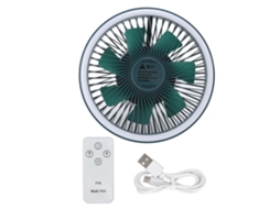 Laxiscreed Ventilador Pendurado Compacto Usb Com Controle Remoto E Bateria De Lítio