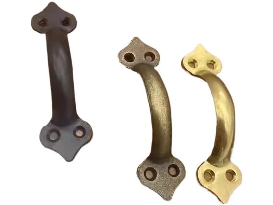 1 Peça De Puxador Antigo Cobre Puro Para Gaveta, Porta, Armário De Cozinha, Janela, Acessórios De Ferragens Para Móveis