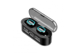 Auriculares Bluetooth True Wireless G35 Mini Duplo com Display Digital com Estojo de Carregamento Preto