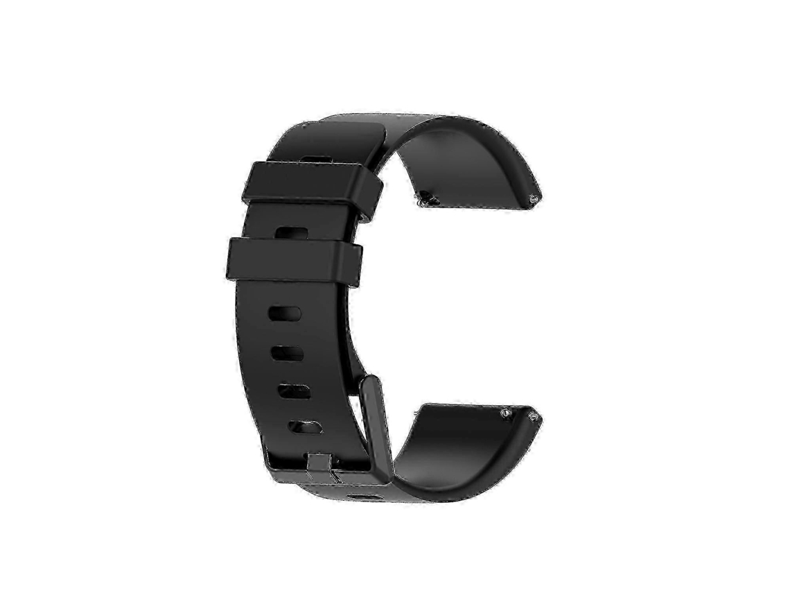 Pulseira Clássica De Couro Com Fivela Para Smartwatch Fitbit Versa 2.