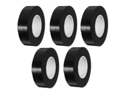 Magiclulu 5-rolos De Fita Isolante Elétrica Borracha Butílica, 21mm De Largura, Impermeável E Resistente Ao Fogo, Para