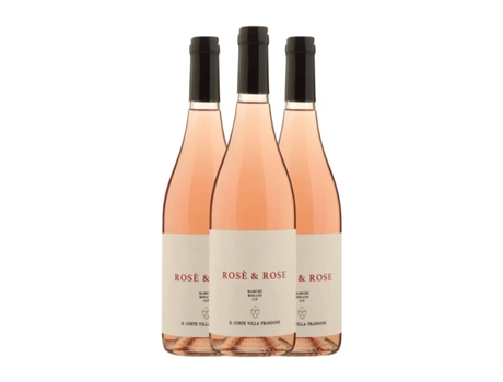 Vinho rosé IL CONTE VILLA PRANDONE Rosè & Rose Rosato Marche (0.75 L - 3 Unidades)