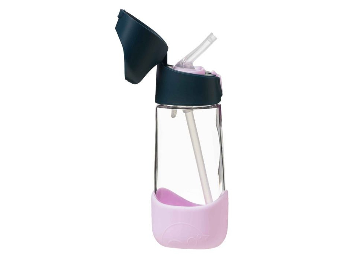 Garrafa De Água Para Crianças Com Tampa Roxo B.box