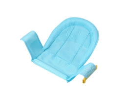Mali suporte para Banho Bebê com Alça Ajustável Anti derrapante Material Respirável 3d Azul