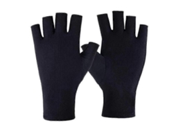 Luvas de Proteção Uv Meio Dedo para Manicure Gel Lâmpada de Unhas Luvas de Condução Esportivas NOSTALGIA88