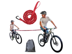 Corda Elástica Mali para Bicicleta Mtb com Bolsa de Armazenamento, Tração Reflectiva para Crianças e Adultos