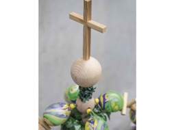 Ponta decorativa para árvore decorativa 22,5 cm Rayher