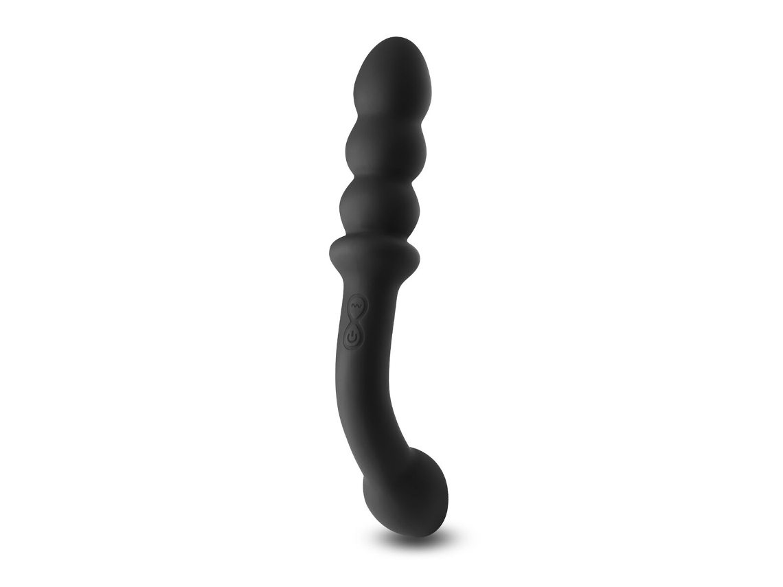 Dildo NS NOVELTIES RENEGADE DUEL (Preto - ABS - Ø 3 cm)