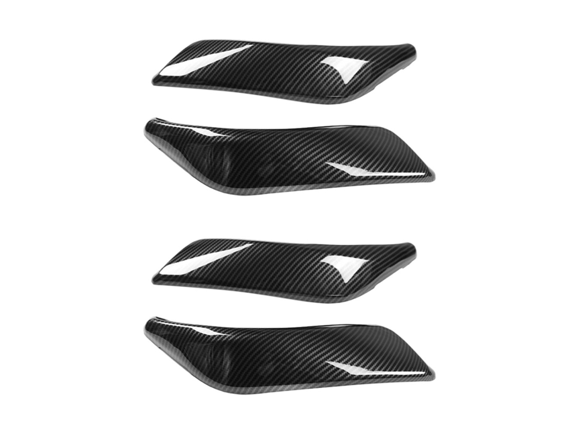 4 Peças Acabamento Interior do Puxador da Porta em Fibra de Carbono para F20, F21, F22, F23 (2012 2018) Modelos de 2 Portas (painel de Puxar)