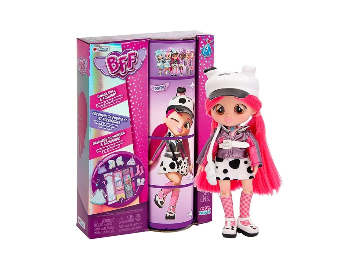 Boneca BEBES LLORONES Best Friends Bff Series 1 Dotty Idade Minima Recomendada 3 anos Worten.pt