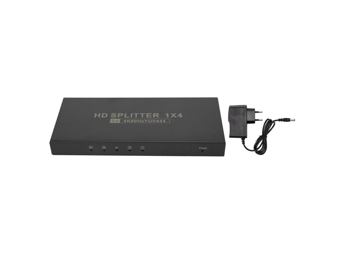 Aetheria divisor de Interface Multimídia Hd 2.0 1x4 4k 60hz 18gbps Hdcp2.2 Mirror Screen Adaptador Eu Plug