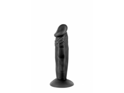 Dildo Real Body Preto 16 Cm VETONEK