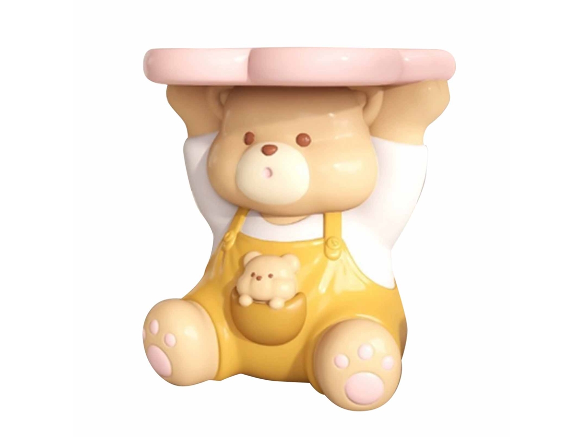 Bandeja Urso Resina Armazenagem Decoração