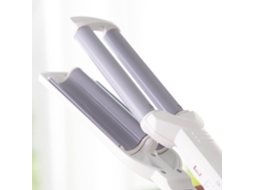Prancha De Cabelo, Innovagoods, Modelo Cerâmico, 55 W, Temperatura 200° C, Cabo Giratório 360° C, Cor: Branco Acinzentado