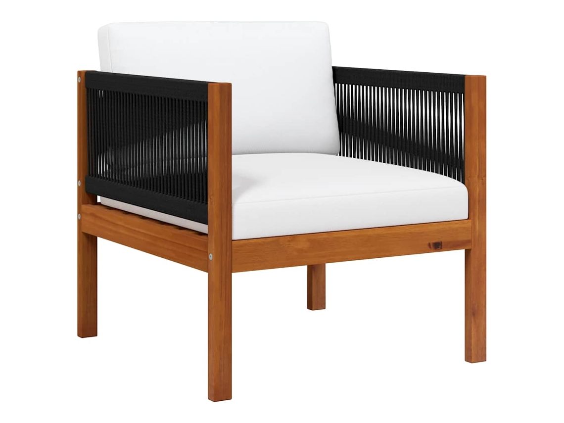 Maison Exclusive - Cadeira De Jardim Com Almofadão Madeira De Acácia Maciça