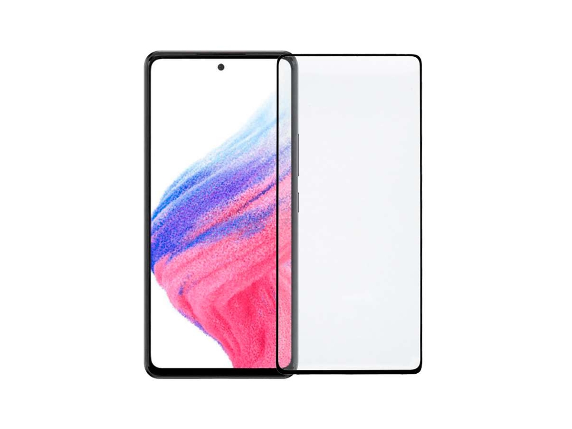 Película De Vidro Temperado Completa Preto Para Samsung Galaxy A53