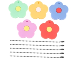 Nuobesty De 5 Capas De Silicone Para Chaves Com Estampa Floral, Peças X