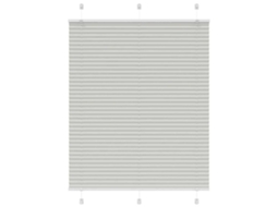Vidaxl Cinzento Luz Plissada Cega 110x150 Cm Largura Tecido 109,4cm