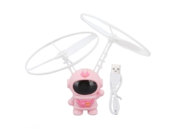 Primerox brinquedo Voador Astronauta com Indução Inteligente Levitação Estável Plástico Rosa
