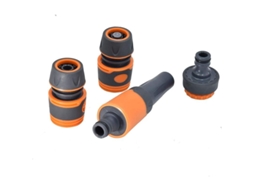 Kit De Lanza De Riego Linjou Com Conectores, Adaptadores De 13mm E 19mm Para Jardim E Limpeza