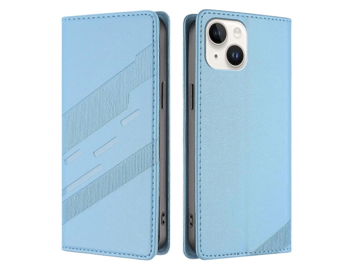 Capa De Couro Com Suporte Para Carteira E Estampa Estilo Punk Para Iphone 13 De 6,1 Polegadas