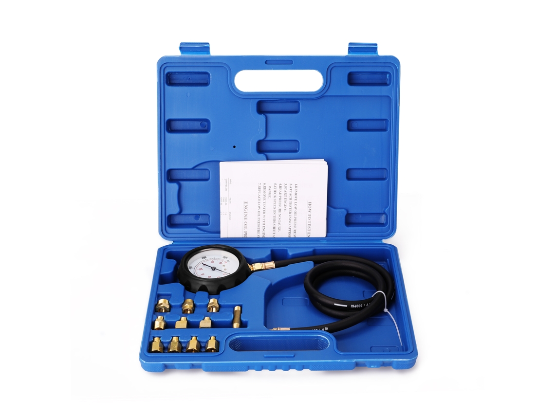 Vt01052 Ferramenta De Teste De Pressão De Óleo Do Motor 12pcs Para Diagnóstico E Medição De Cilindros