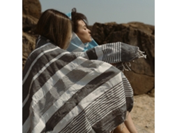 Pareo Rayas Beach (90X170 cm) - Cinza