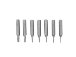 Kit De 7 Brocas De Parafusadeira De Aço 1/8" Acessórios Para Parafusadeira