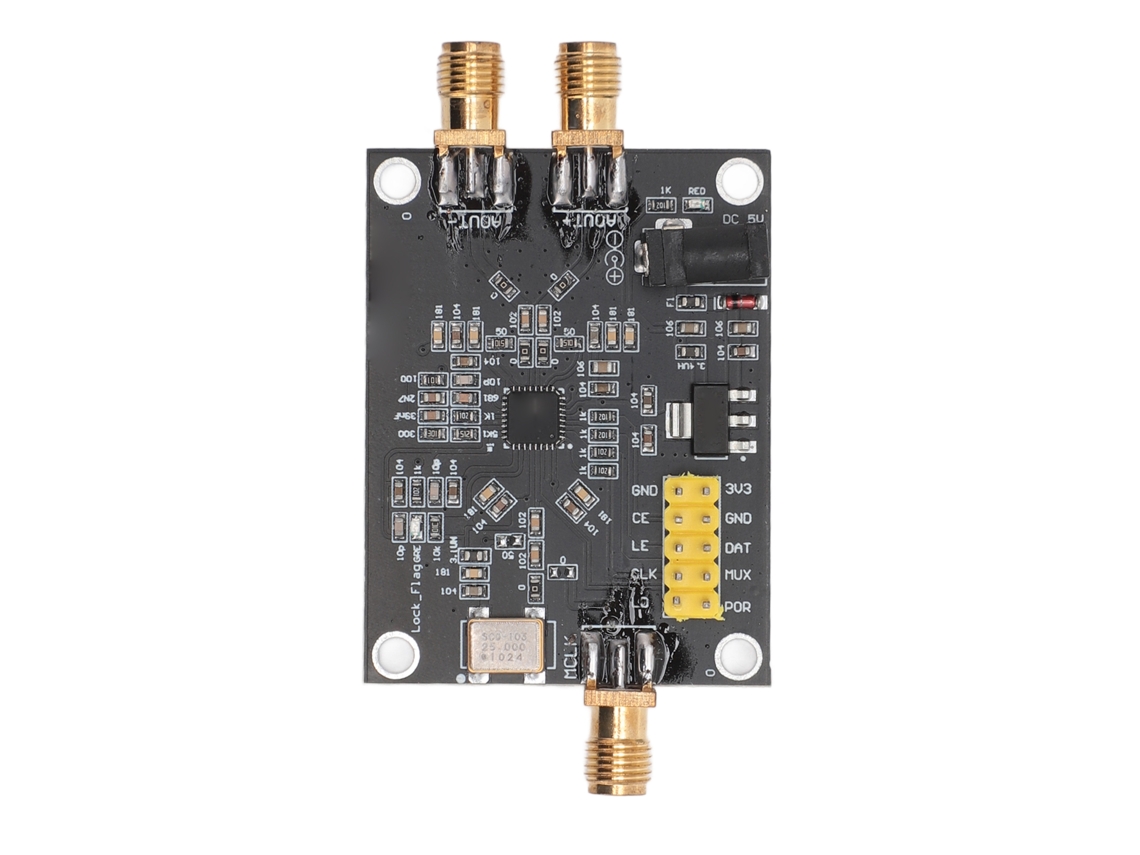 Mali gerador de Sinal Rf com Chip Adf4350 35mhz 4400mhz Interface Sma Controle Spi Módulo Fonte Rf