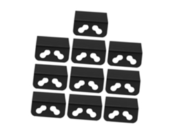 Conjunto De 10 Suportes Duplos Para Radiador Com Ventoinha, Para Refrigeração De Cpu, Com Encaixe Rá Gokoco