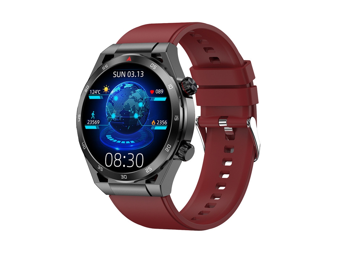 Relógio Inteligente 1.39'' SHAH ARPAN Vermelho