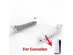 Suporte Horizontal Para Console Playstation 5 Suporte De Mesa Atualizado Com Hub Usb De 4 Portas Brilvibera