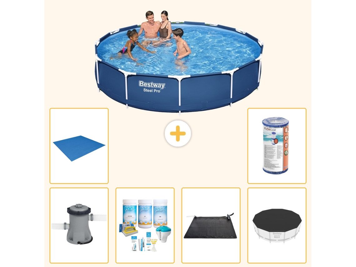 Bestway Piscina Bestway Steel Pro Redonda - 366x76 Cm - 7-peças S21594