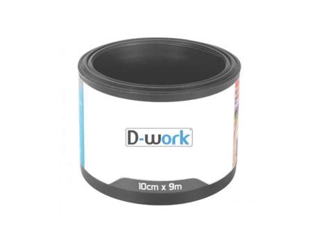 Borda de Jardim Flexível em Pvc e Anti Uv Cinza Antracite Alt.10Cm X L9M D-WORK