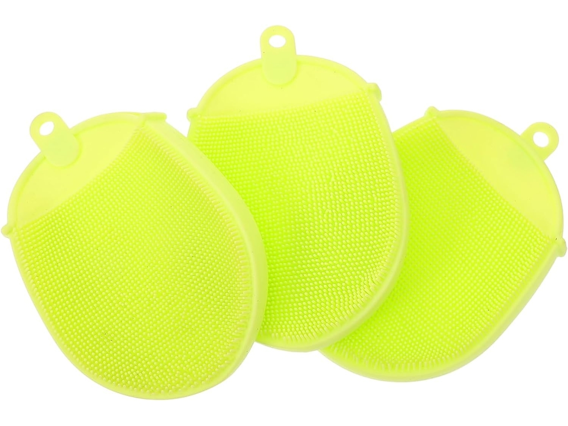 Lurelia Kit De 3 Escovas De Banho Para Bebé De Cuidado Corporal, Com Argola E Massagem Suave