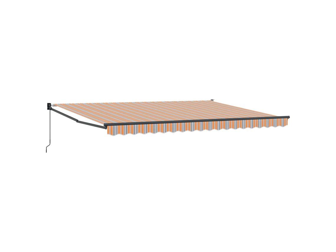 Toldo Retrátil Multicolor 450x300 Cm Poliéster e Alumínio MAISON EXCLUSIVE