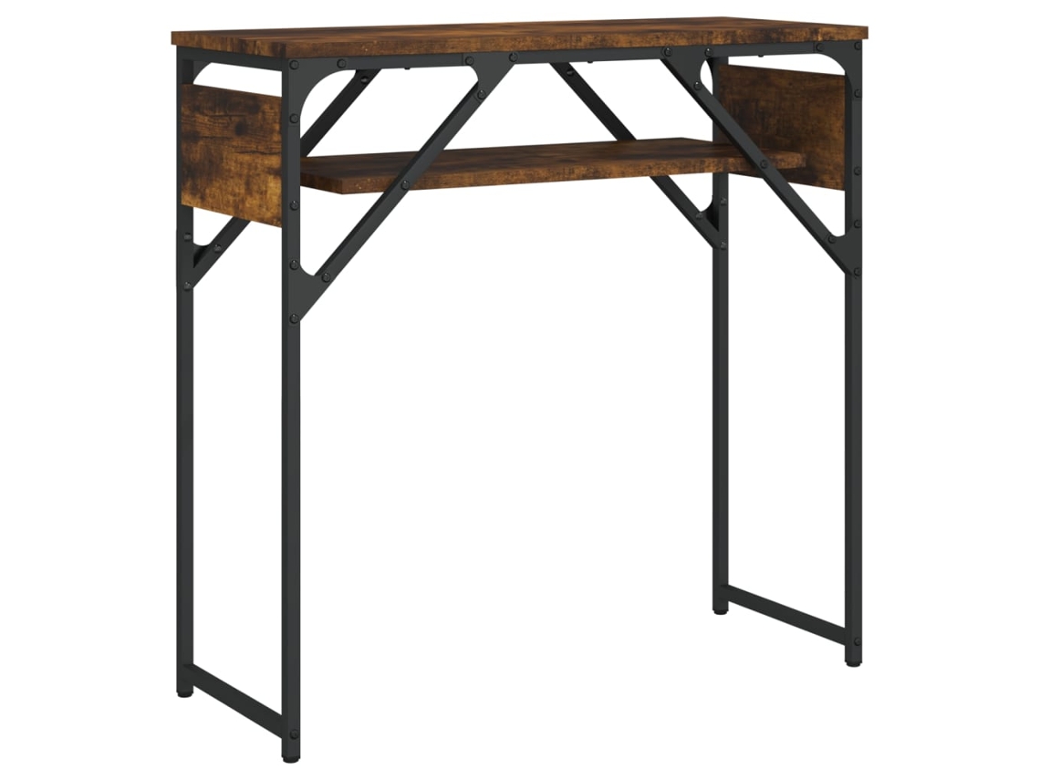 Console Table, Console Tables Vidaxl Marrom Madeira Processada (n/a)