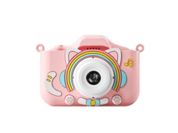 Mini Câmera Infantil Portátil De Desenho Animado, Câmera Frontal E Traseira Dupla Para Meninos E Meninas, Presente Brilvibera