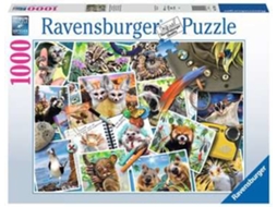 Puzzle RAVENSBURGER a Traveler'S Animal Journal 1000 Peças Animais