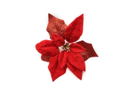 Flores de Tecido Decorativas para Natal Simuladas Acessórios de Arvore Festivos Crafting