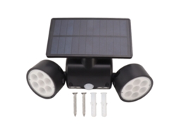 Luminária Solar com 30 Leds e Sensor de Movimento para Pátio AQUAFORGE