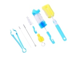 Kit De 7 Escovinhas Para Biberão Cabo Antiderrapante*