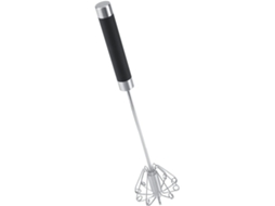 Batedor De Ovos Manual, Batedor Giratório De Mão, Misturador Semiautomático Durável Em Aço Inoxidável