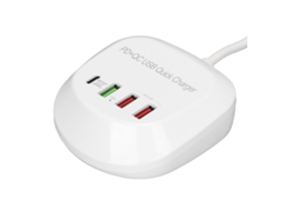 Carregador Usb 4 portas LAXISCREED Pd Qc3.0
