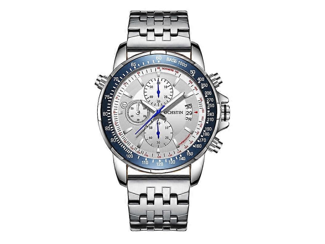 Relógio Masculino Multifuncional De Quartzo Ochstin 7261 Com Pulseira De Aço.