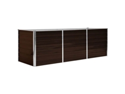 Raised Bed, Raised Beds Vidaxl Marrom Aço (240 X 80 X 77 Cm)