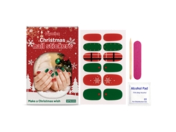 Adesivos de Unhas Gel Macio Natal Estrela